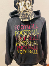 Load image into Gallery viewer, Raglan Sleeve KC Football Sweatshirt
