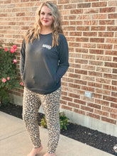 Load image into Gallery viewer, Wild Side Tan Leopard Jogger Pants
