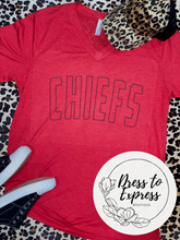 Load image into Gallery viewer, *PRE ORDER* CHIEFS Red V Neck
