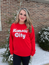 Load image into Gallery viewer, Kansas City White Retro Long sleeve
